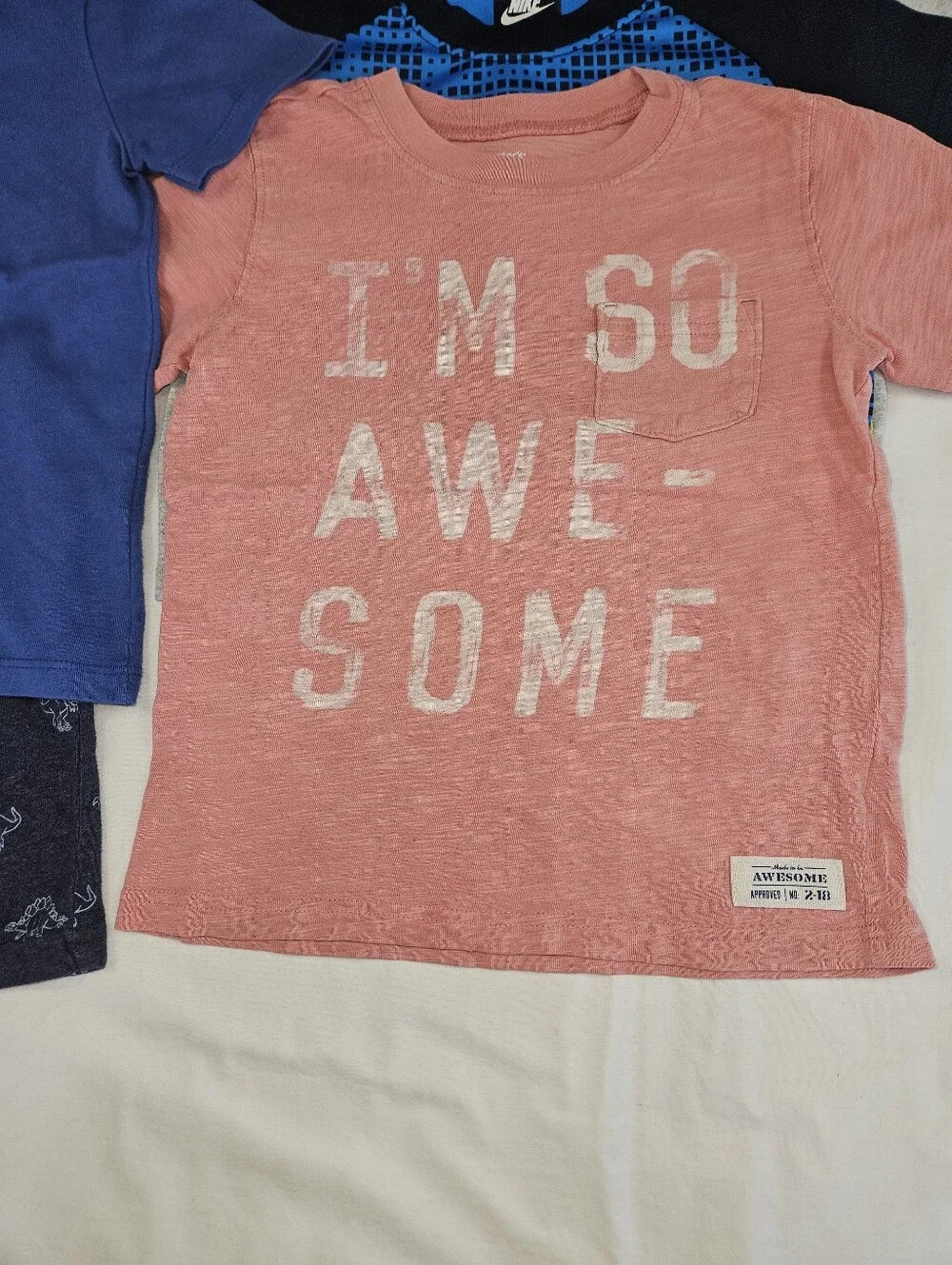 Kids Mixed Tee & Brief Set with Blue 